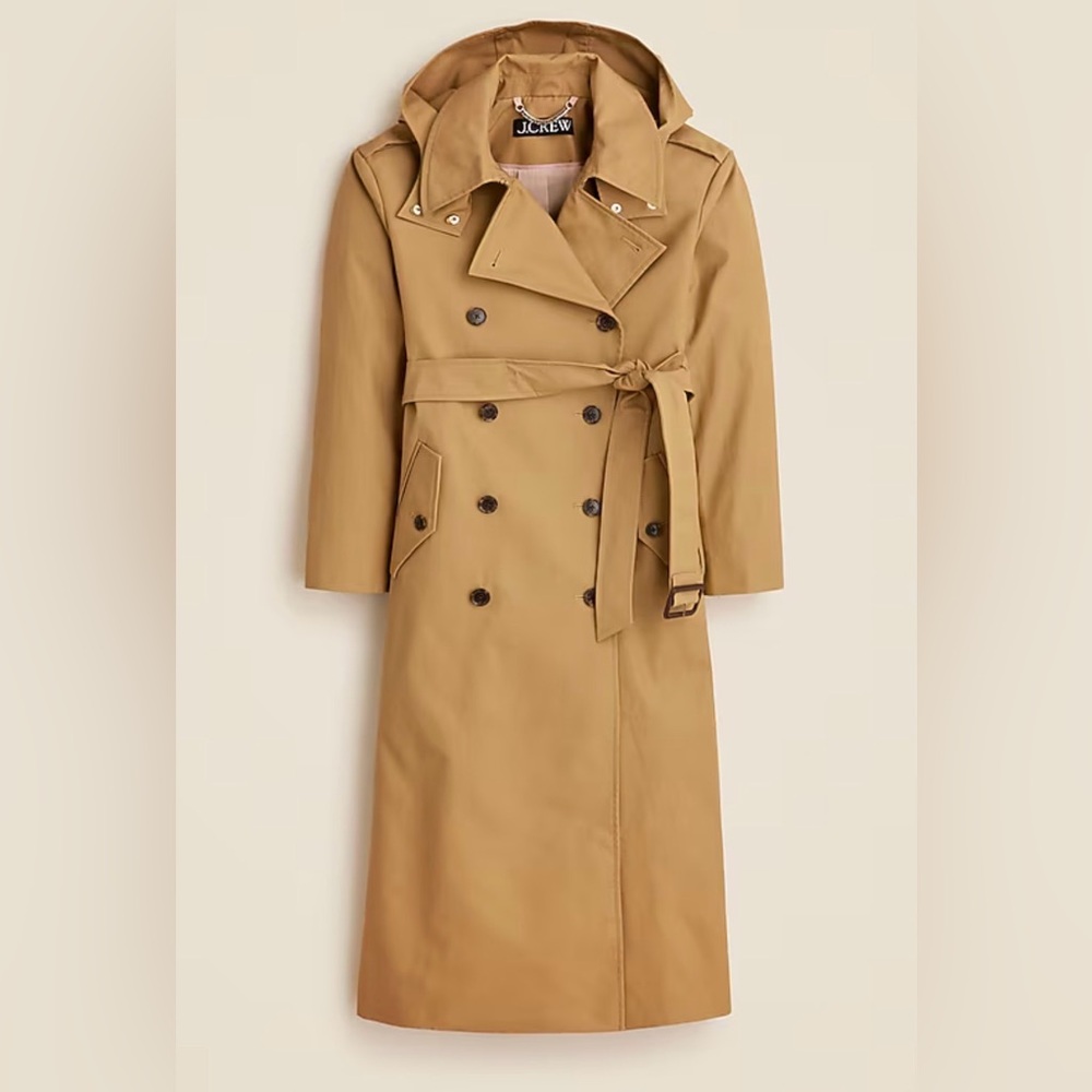 J. Crew Long Icon Trench Coat - NWT